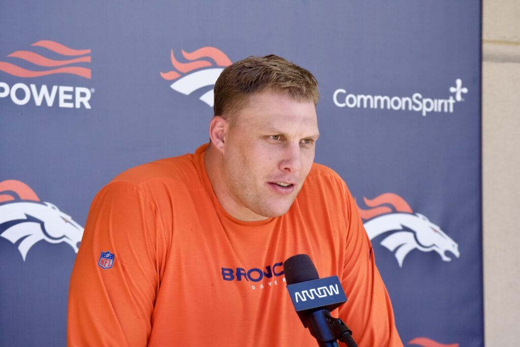 Why Garett Bolles is embracing his veteran role with the Denver Broncos