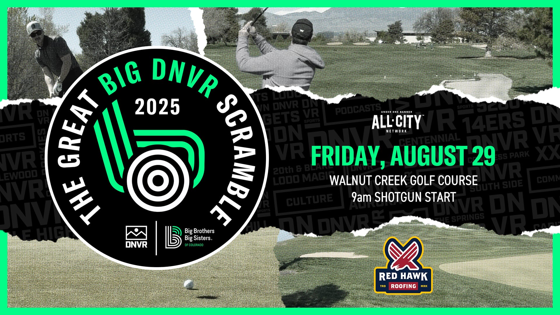 DNVR Golf Tournament: The Great Big DNVR Scramble Benefitting Big Brothers, Big Sisters of Colorado