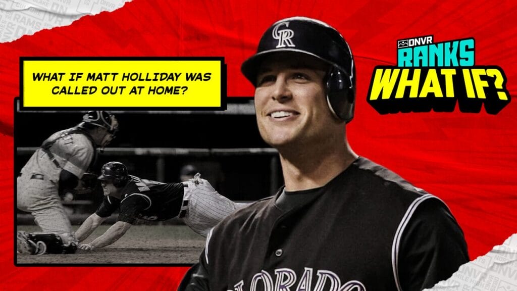 What if Matt Holliday was called out at home?